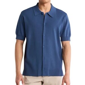 Jason Wu Short Sleeve Button Down Sweater